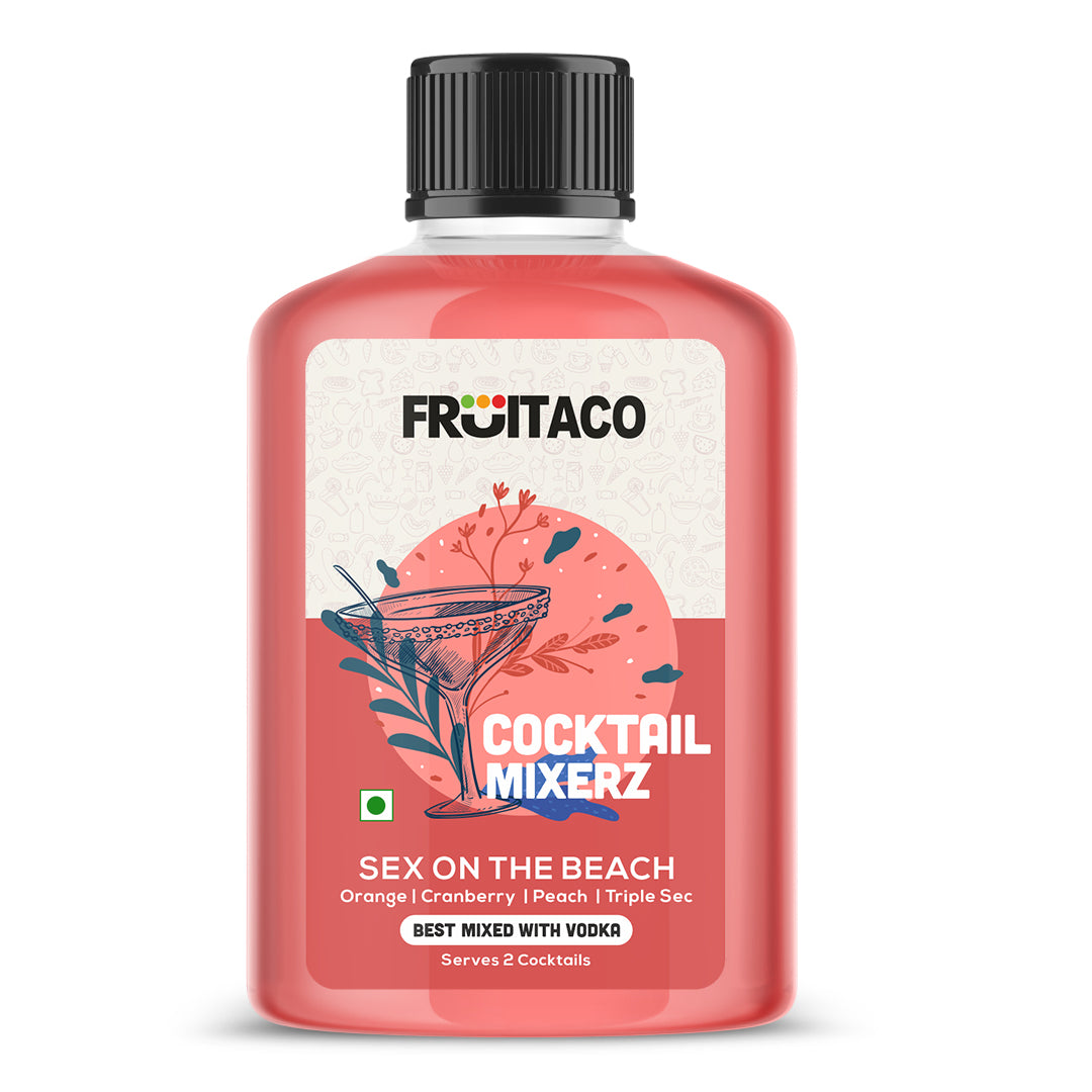 Sex On The Beach Cocktail Mixers Finely Crafted Non Alcoholic 300ml Fruitaco 6803