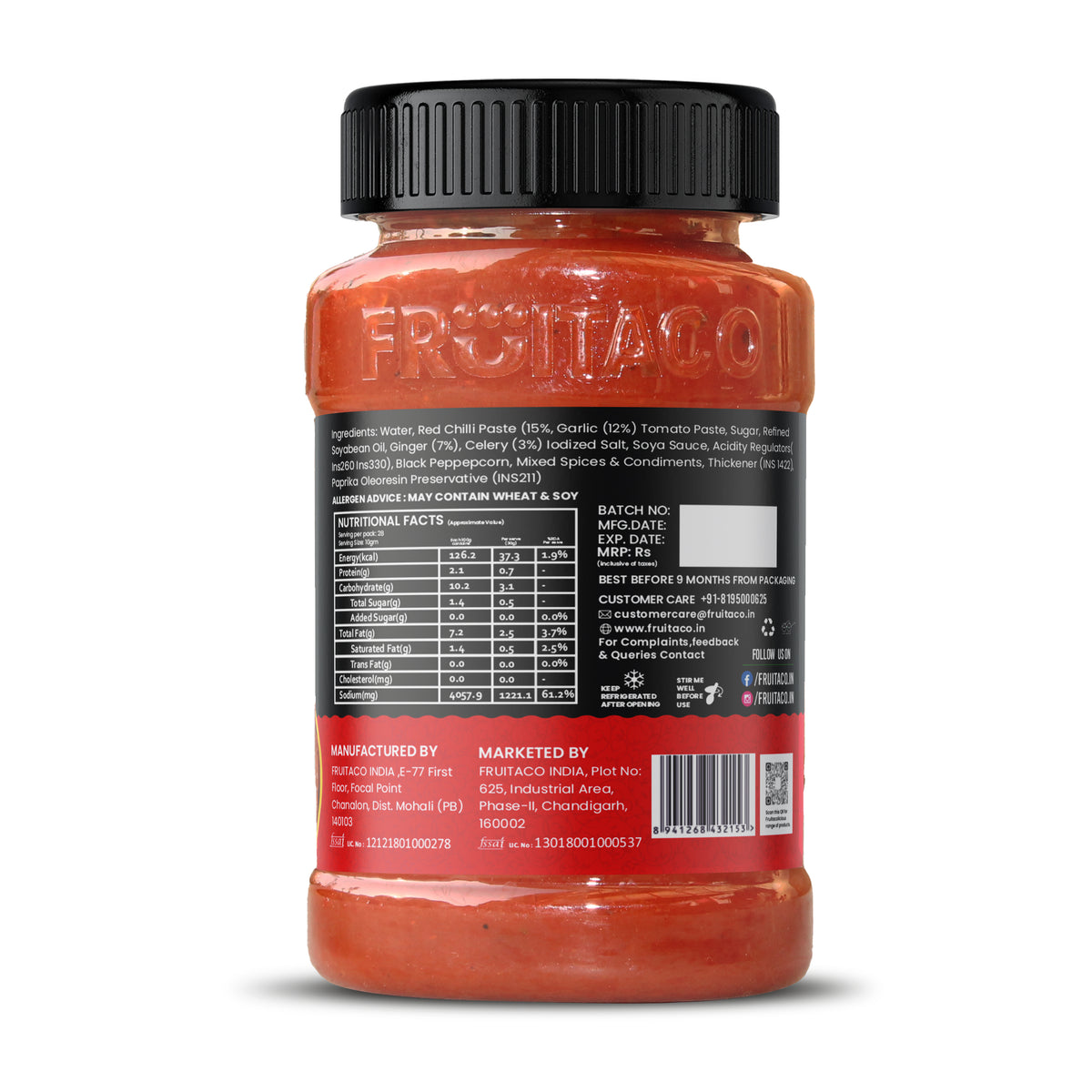 Hot & Spicy Schezwan Sauce 280g