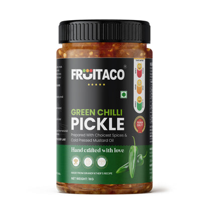 Green Chilli Pickle 1kg – Hari Mirch Ka Aachar
