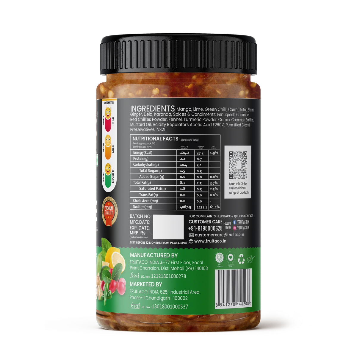 Mixed Pickle 1kg – Authentic Indian Pickle with Tangy, Spicy