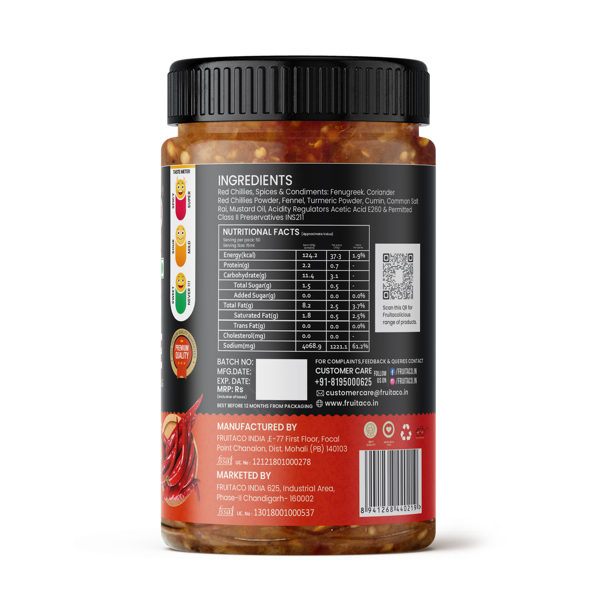 Stuffed Red Chilli Pickle 1kg – Laal Mirch Ka Aachar